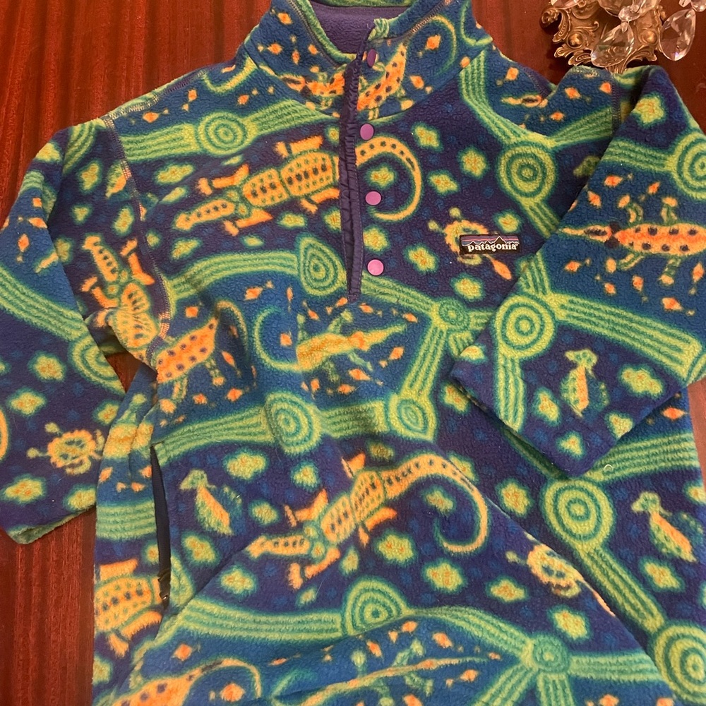 Size 6 kids vintage Patagonia synchilla